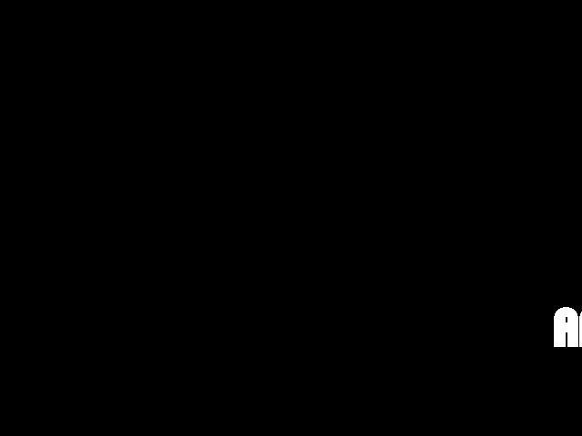 VGA 640x480 2 color mode screensaver